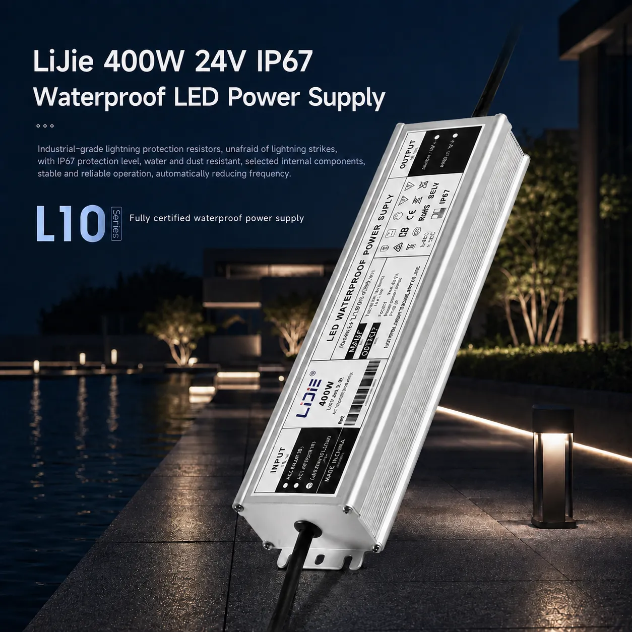 lijie 400w waterproof led power supply lijie 400w waterproof led power supply